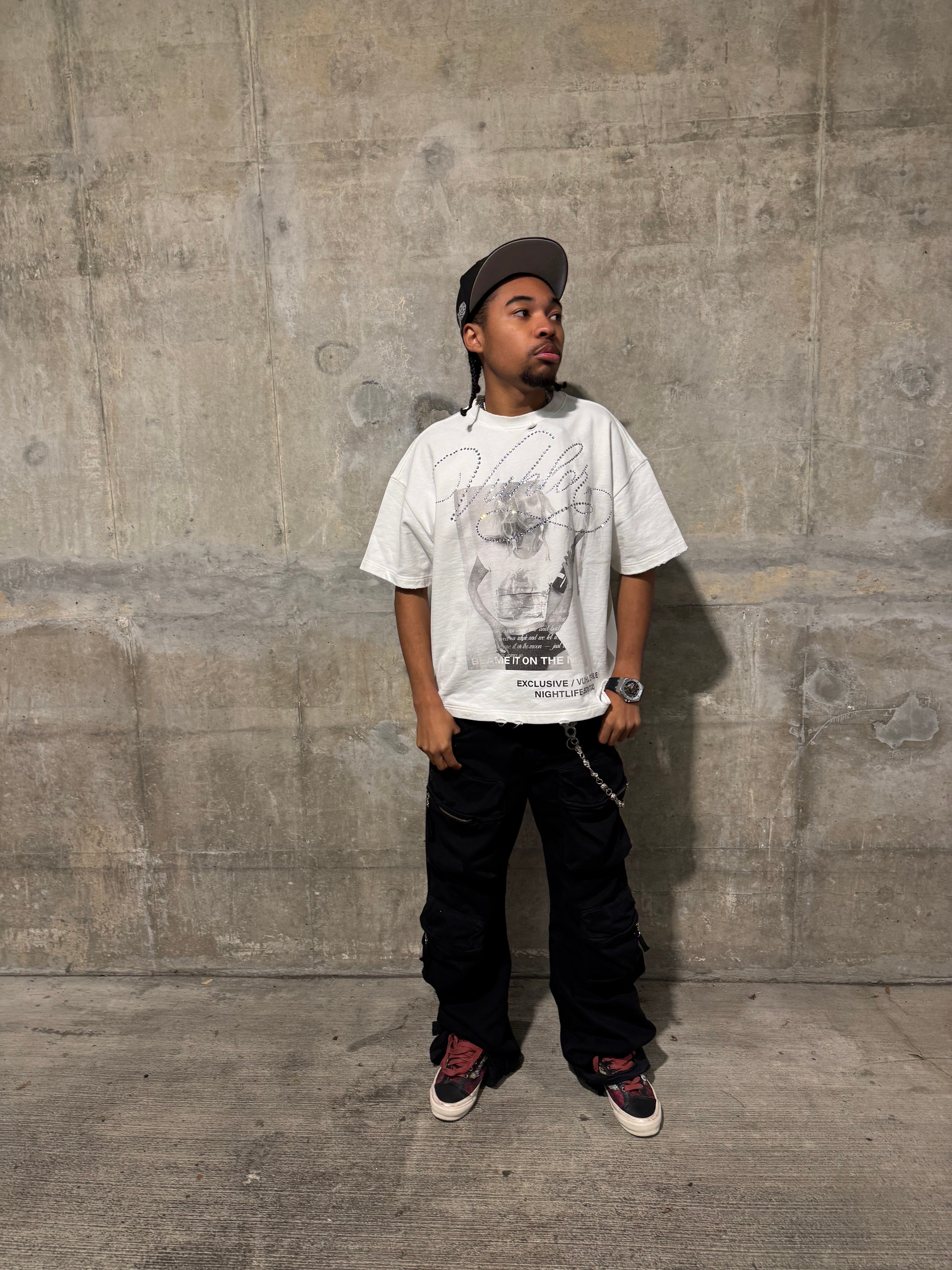 BLAME THE NIGHT VINTAGE TEE