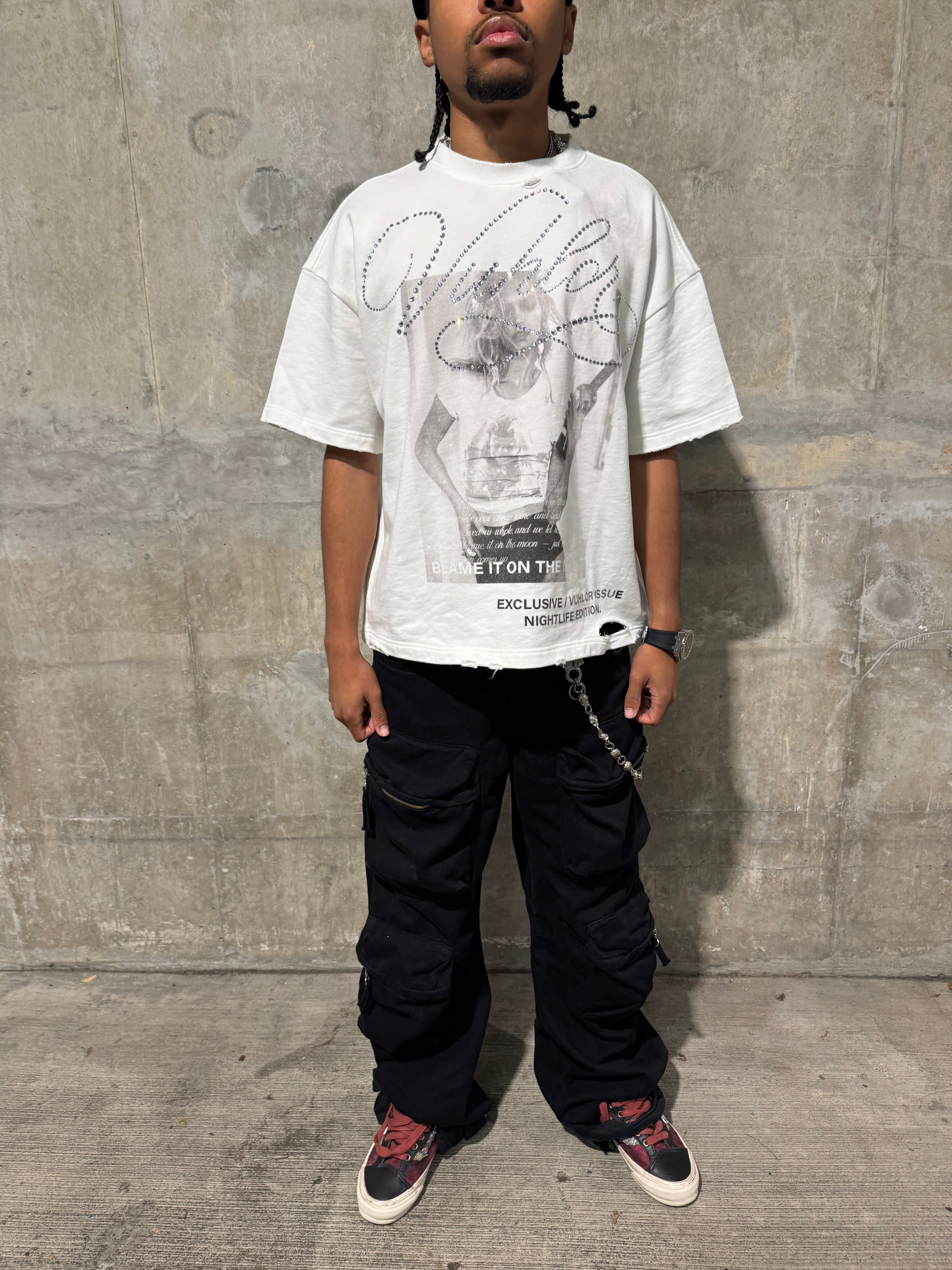 BLAME THE NIGHT VINTAGE TEE